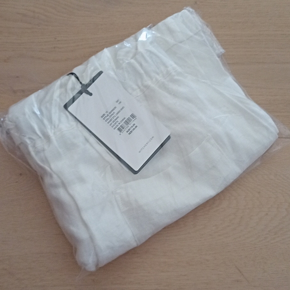 Witchery Pants - WITCHERY White High Waisted Linen Shorts NWT RRP$119